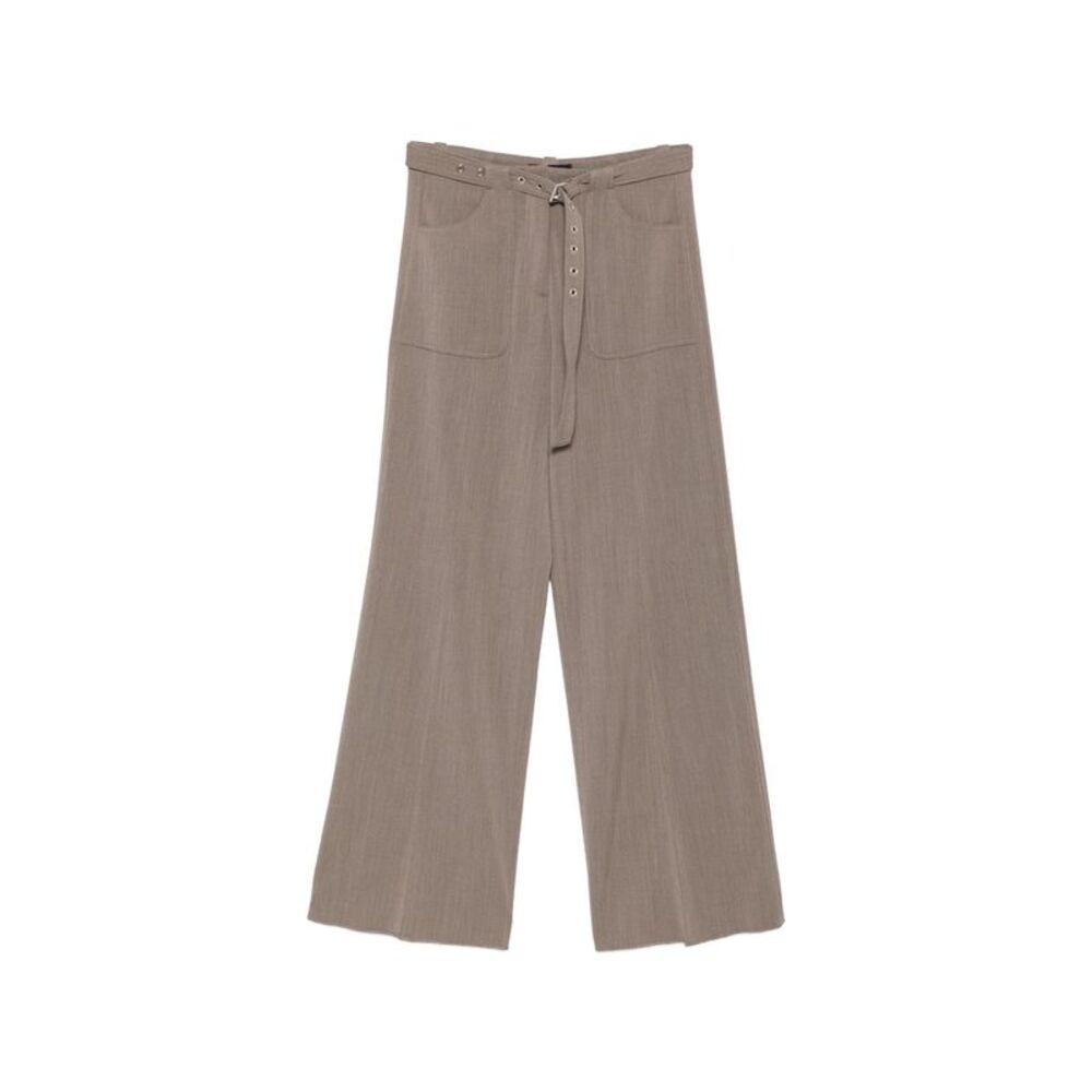 Seafarer Brown Trousers - Flared Trousers Women